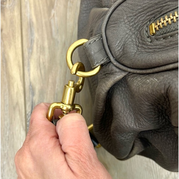 Marc Jacobs Original Baby Groove Leather Gray Purse - Picture 11 of 16